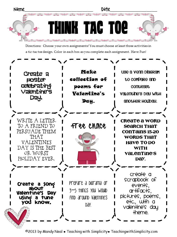 the think tac toe method for students in the classrooms One way is to use a tic-tac-toe method, also called a think-tac-toe, to organize learning activities teachers create tools to use in the classroom to keep students engaged in learning. the think tac toe method for students in the classrooms One way is to use a tic-tac-toe method, also called a think-tac-toe, to organize learning activities teachers create tools to use in the classroom to keep students engaged in learning.