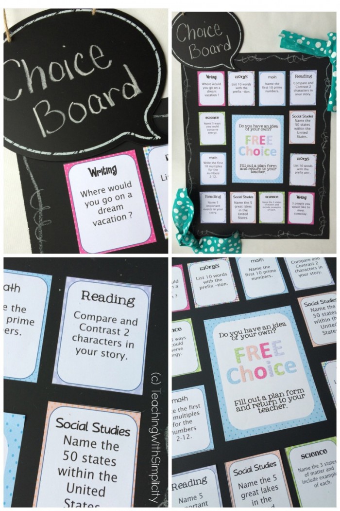 Choice Board