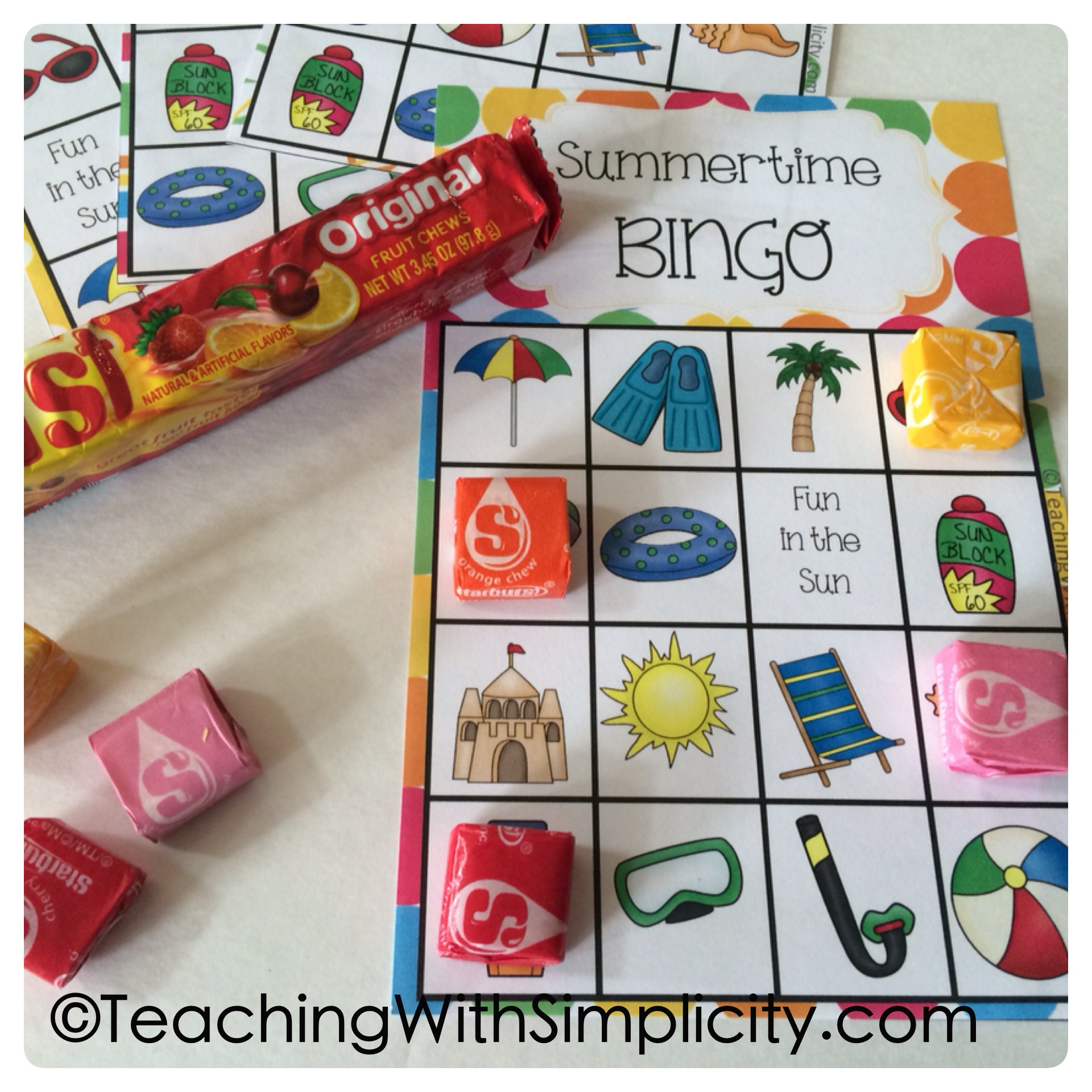 Summertime Bingo